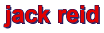 Rendering "jack reid" using Arial Bold