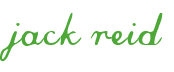 Rendering "jack reid" using Commercial Script