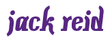 Rendering "jack reid" using Color Bar