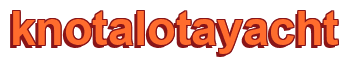 Rendering "knotalotayacht" using Arial Bold