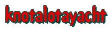 Rendering "knotalotayacht" using Callimarker