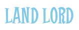 Rendering "land lord" using Cooper Latin