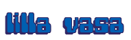 Rendering "lilla vasa" using Computer Font