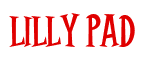 Rendering "lilly pad" using Cooper Latin