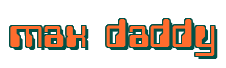 Rendering "max daddy" using Computer Font