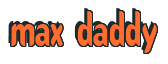 Rendering "max daddy" using Callimarker