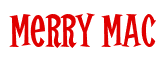 Rendering "merry mac" using Cooper Latin