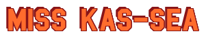Rendering "miss kas-sea" using College