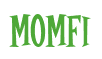 Rendering "momfi" using Cooper Latin