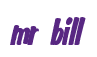 Rendering "mr bill" using Big Nib