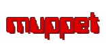 Rendering "muppet" using Computer Font