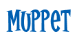 Rendering "muppet" using Cooper Latin
