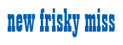 Rendering "new frisky miss" using Bill Board