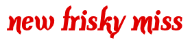 Rendering "new frisky miss" using Color Bar