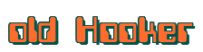 Rendering "old Hooker" using Computer Font