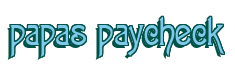 Rendering "papas paycheck" using Agatha