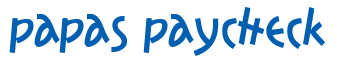 Rendering "papas paycheck" using Amazon