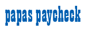 Rendering "papas paycheck" using Bill Board