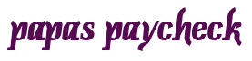 Rendering "papas paycheck" using Color Bar