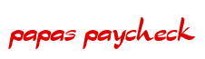 Rendering "papas paycheck" using Dragon Wish