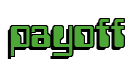 Rendering "payoff" using Computer Font