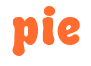 Rendering "pie" using Bubble Soft