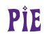 Rendering "pie" using ActionIs