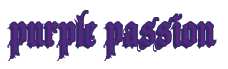 Rendering "purple passion" using Anglican