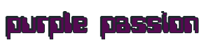 Rendering "purple passion" using Computer Font