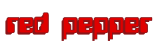 Rendering "red pepper" using Computer Font