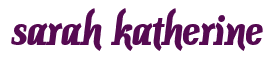 Rendering "sarah katherine" using Color Bar