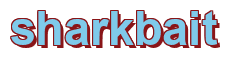 Rendering "sharkbait" using Arial Bold
