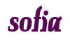 Rendering "sofia" using Color Bar