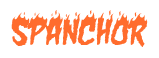 Rendering "spanchor" using Charred BBQ