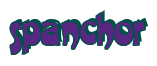 Rendering "spanchor" using Crane