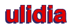 Rendering "ulidia" using Arial Bold