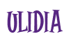 Rendering "ulidia" using Cooper Latin
