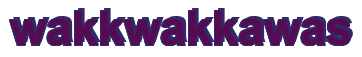 Rendering "wakkwakkawas" using Arial Bold