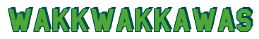 Rendering "wakkwakkawas" using College