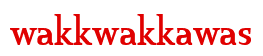 Rendering "wakkwakkawas" using Credit River
