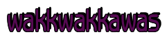Rendering "wakkwakkawas" using Beagle