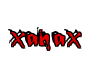 Rendering "xanax" using Buffied