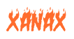 Rendering "xanax" using Charred BBQ