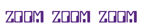 Rendering "zoom zoom zoom" using Checkbook