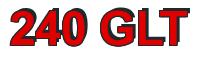 Rendering -240 GLT - using Arial Bold