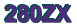 Rendering -280ZX - using Arial Bold