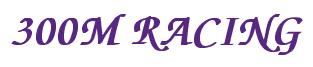 Rendering -300M RACING - using Zapf Chancery