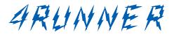 Rendering -4RUNNER - using Aarco