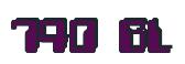 Rendering -740 GL - using Computer Font