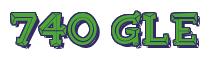 Rendering -740 GLE - using FinkBold